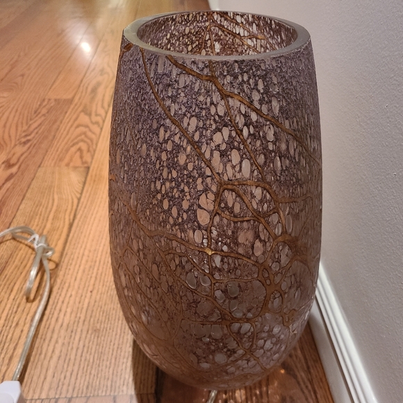 Decorative glass lamp with dimmer - Picture 2 of 10